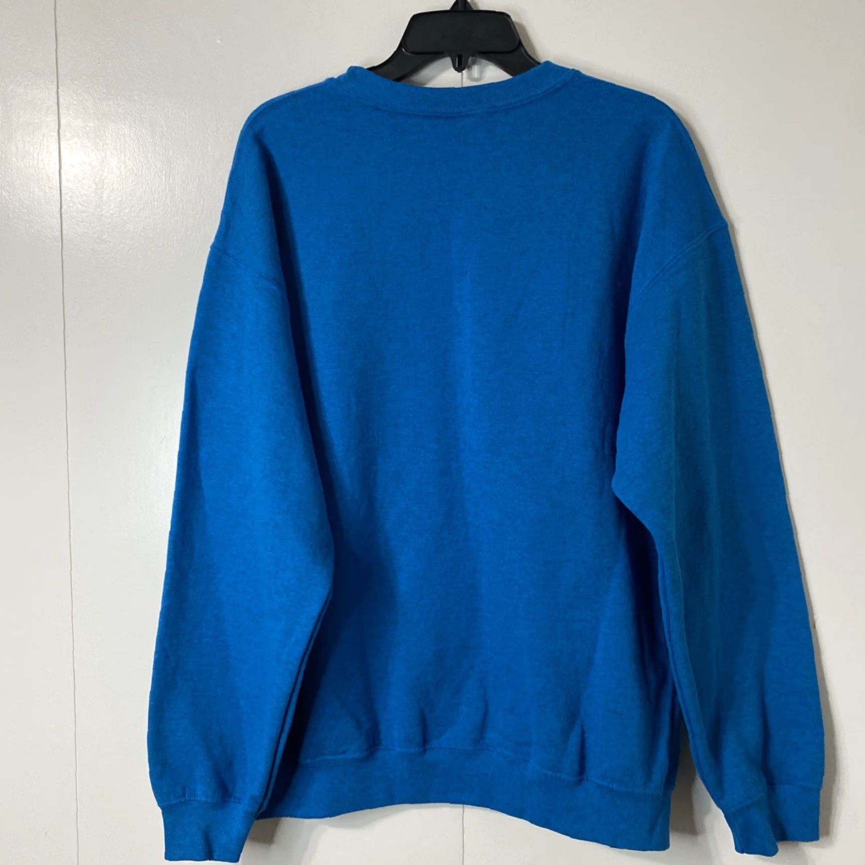 Gildan VINTAGE Gildan Sweatshirt Men L Heathered Blue Retro Y2K pullover Size US L / EU 52-54 / 3 - 8 Thumbnail