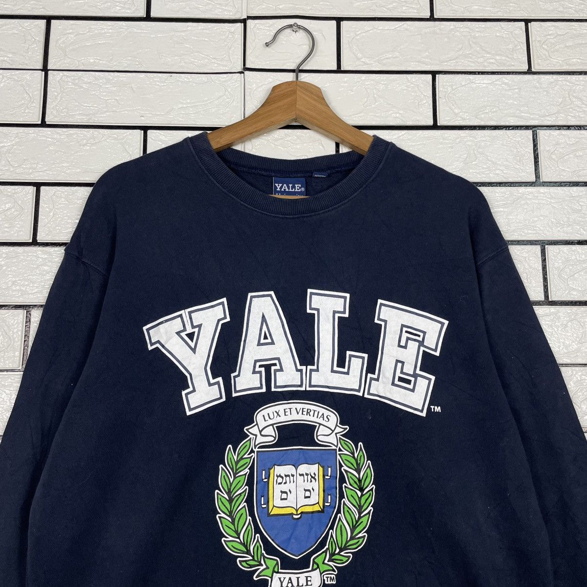 Japanese Brand Yale University Crewneck Sweatshirt Size US M / EU 48-50 / 2 - 2 Thumbnail