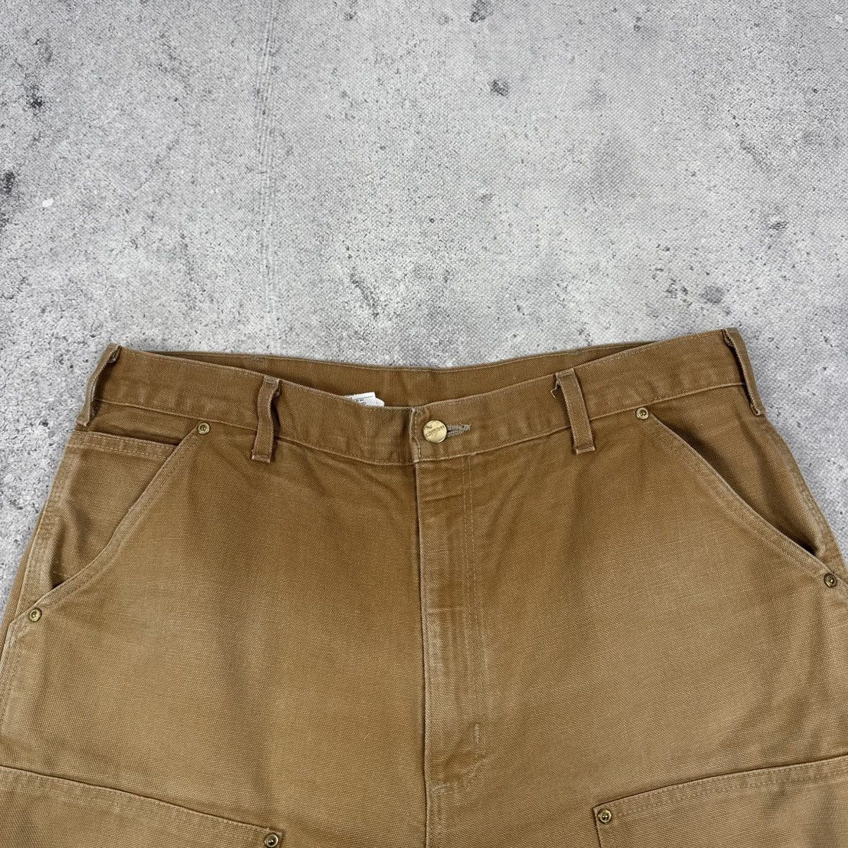 Vintage Carhartt Double Knee Distressed Pants Made In USA