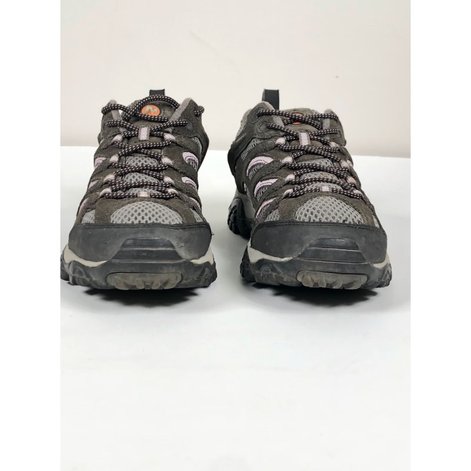 Merrell Merrell Womens Sneaker - All Out Continuum Leather Low Top 9.5 Gray Vibram Sole Hiking Shoes Size US 10 / IT 40 - 3 Thumbnail