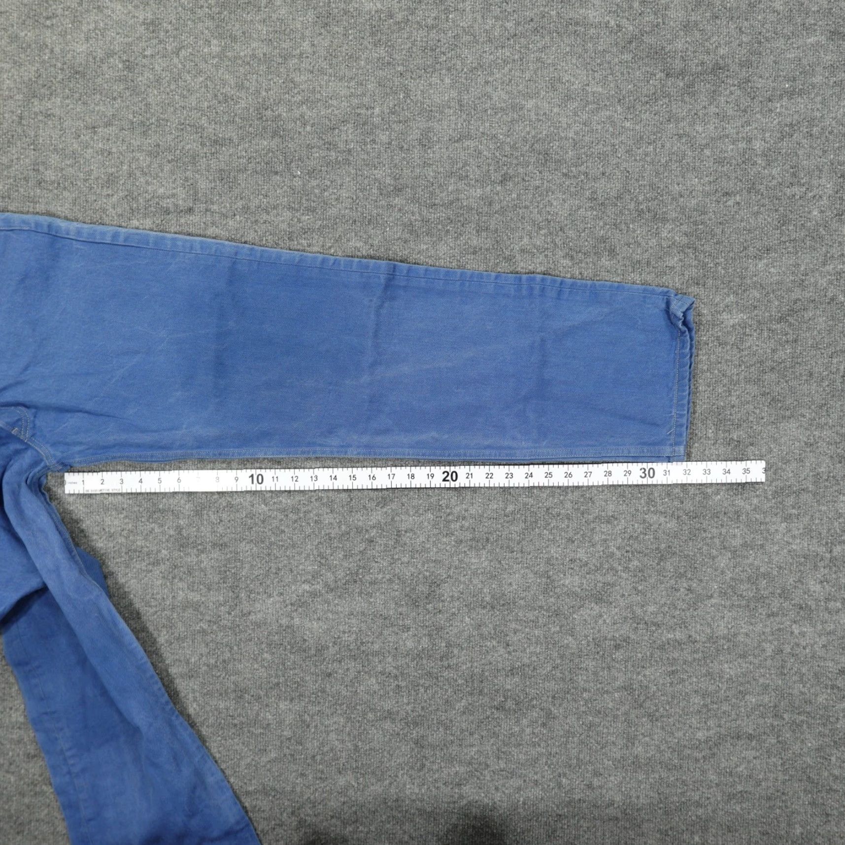 Levi's Levi's 501 Jeans Mens 38x34 Blue Denim Button Fly Straight Leg Regular Rise 5-Pocket Size US 38 / EU 54 - 5 Thumbnail
