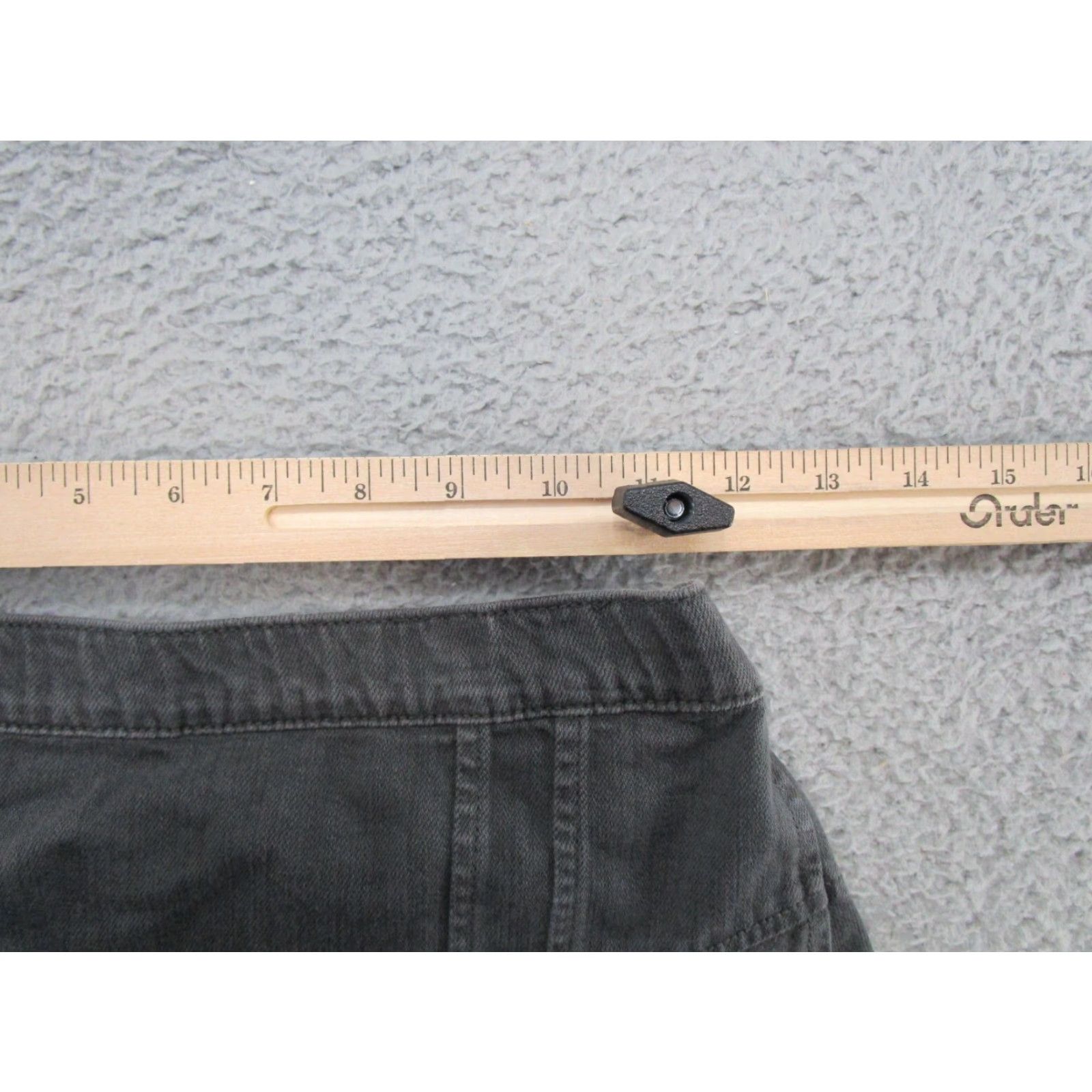 Vintage Aerie Black Elastic Waist Mini Skirt Women's XS Cotton Blend Skirt Womens Size 26" / US 2 / IT 38 - 5 Thumbnail