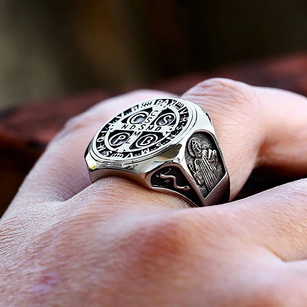 Japanese Brand × Jewelry × Vintage Christianity Jesus Exorcism Cross Ring Size ONE SIZE - 5 Thumbnail