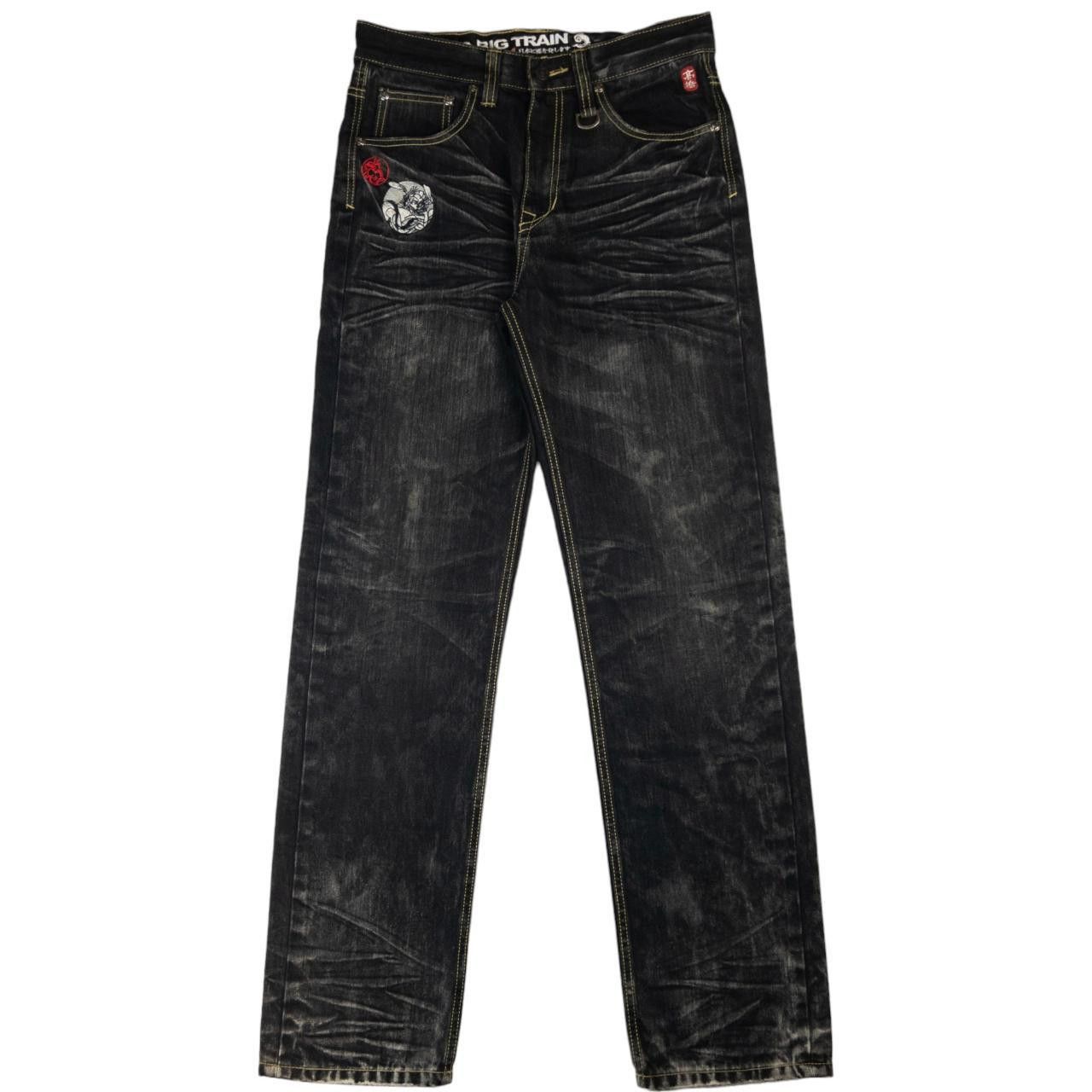 Other Vintage Big Train Embroidered Japanese Denim Jeans W30 Size US 30 / EU 46 - 3 Thumbnail