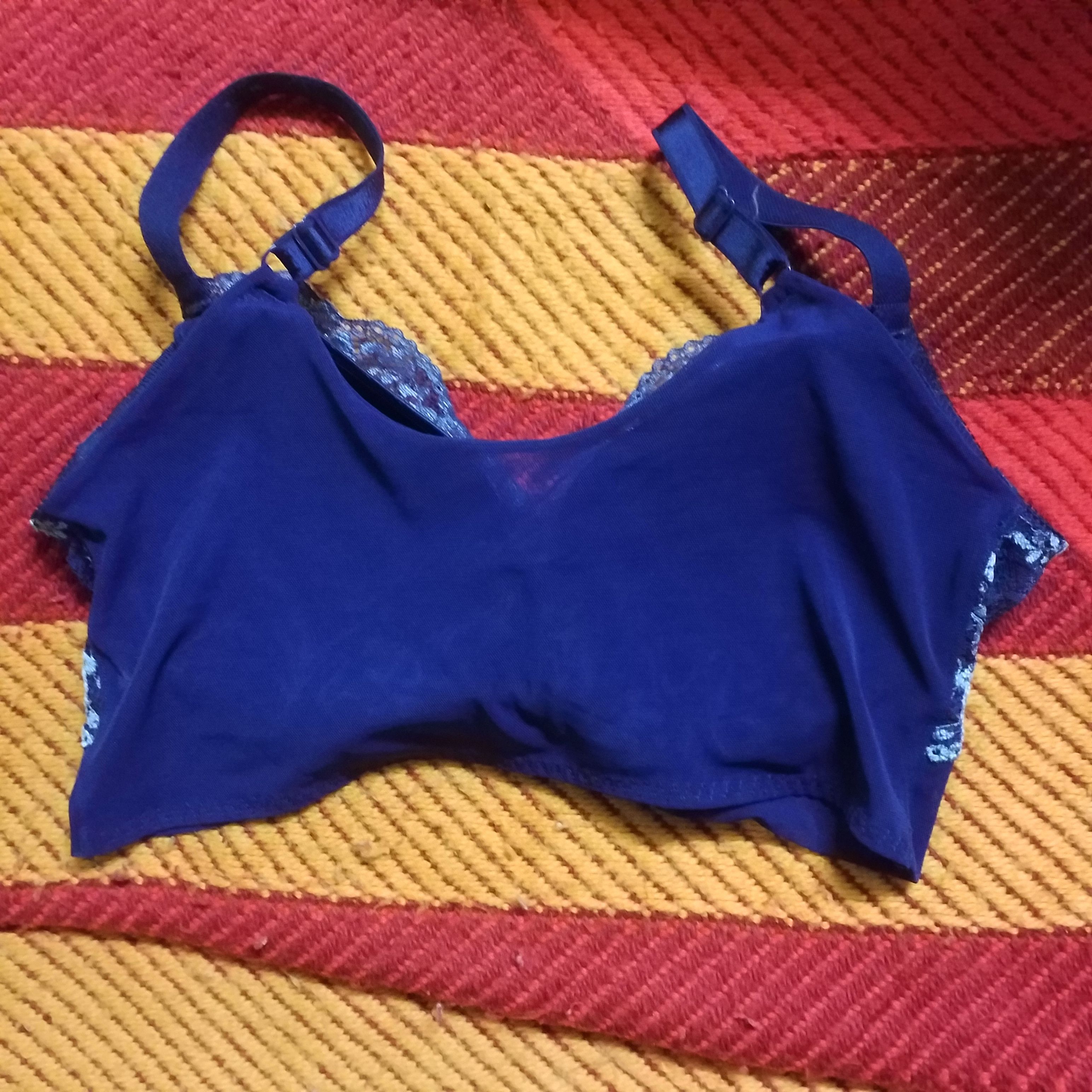 Japanese Brand bra with crochet design Size XL / US 12-14 / IT 48-50 - 2 Thumbnail