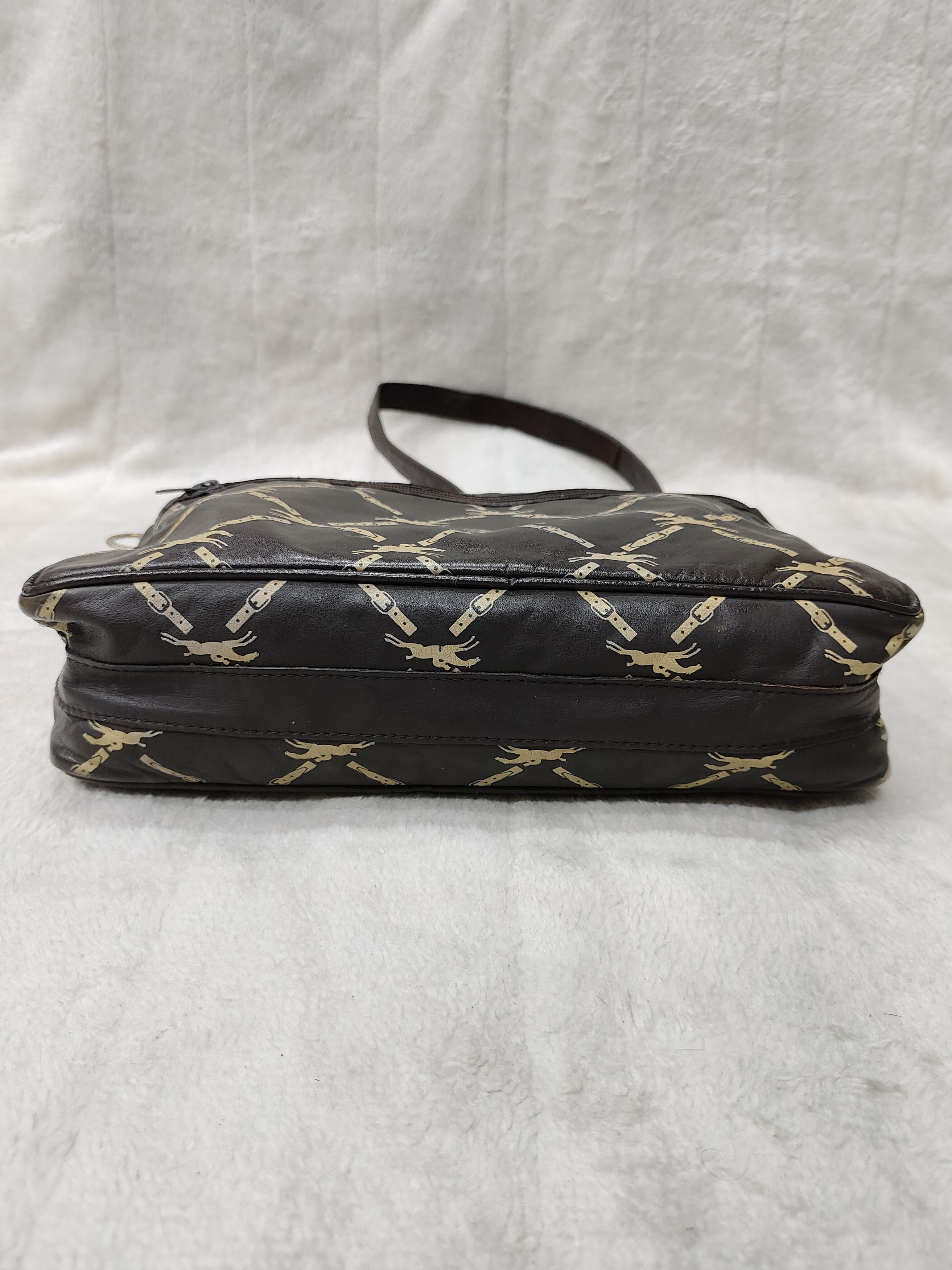 Longchamp 80s Longchamp🇫🇷 Archive Horsebit Monogram Shoulder Bag Size ONE SIZE - 5 Thumbnail