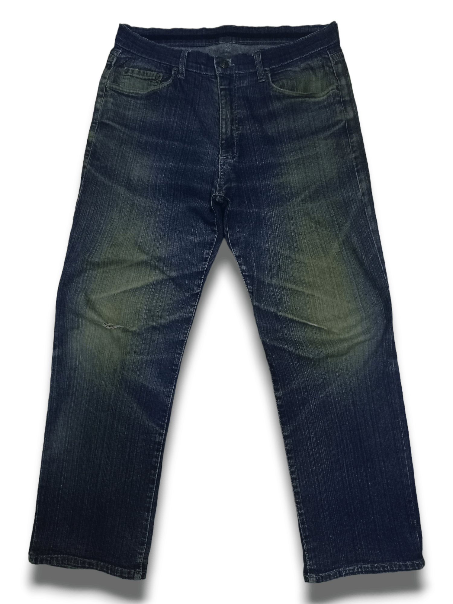 Japanese Brand Vintage Japanese Brand Mud Wash Loose Denim Pants Size US 32 / EU 48 - 11 Thumbnail
