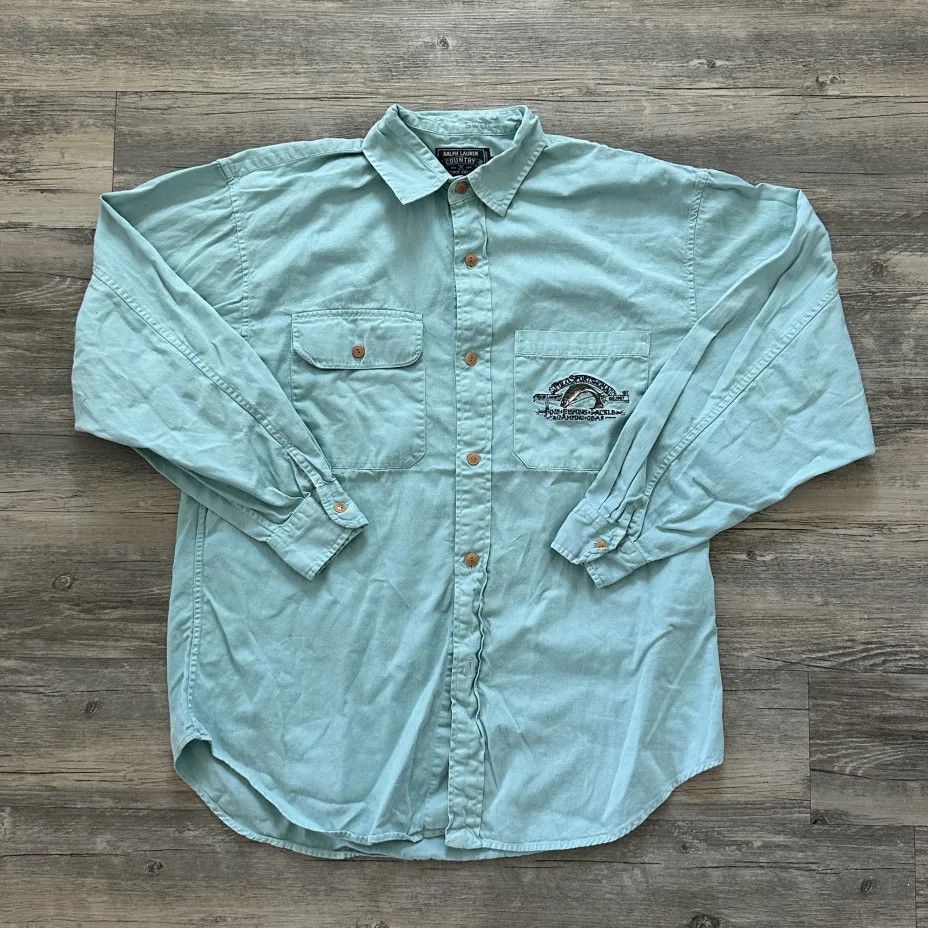 Polo Ralph Lauren Vintage Polo Ralph Lauren Country Sportsman Fishing Shirt Size US M / EU 48-50 / 2 - 1 Thumbnail