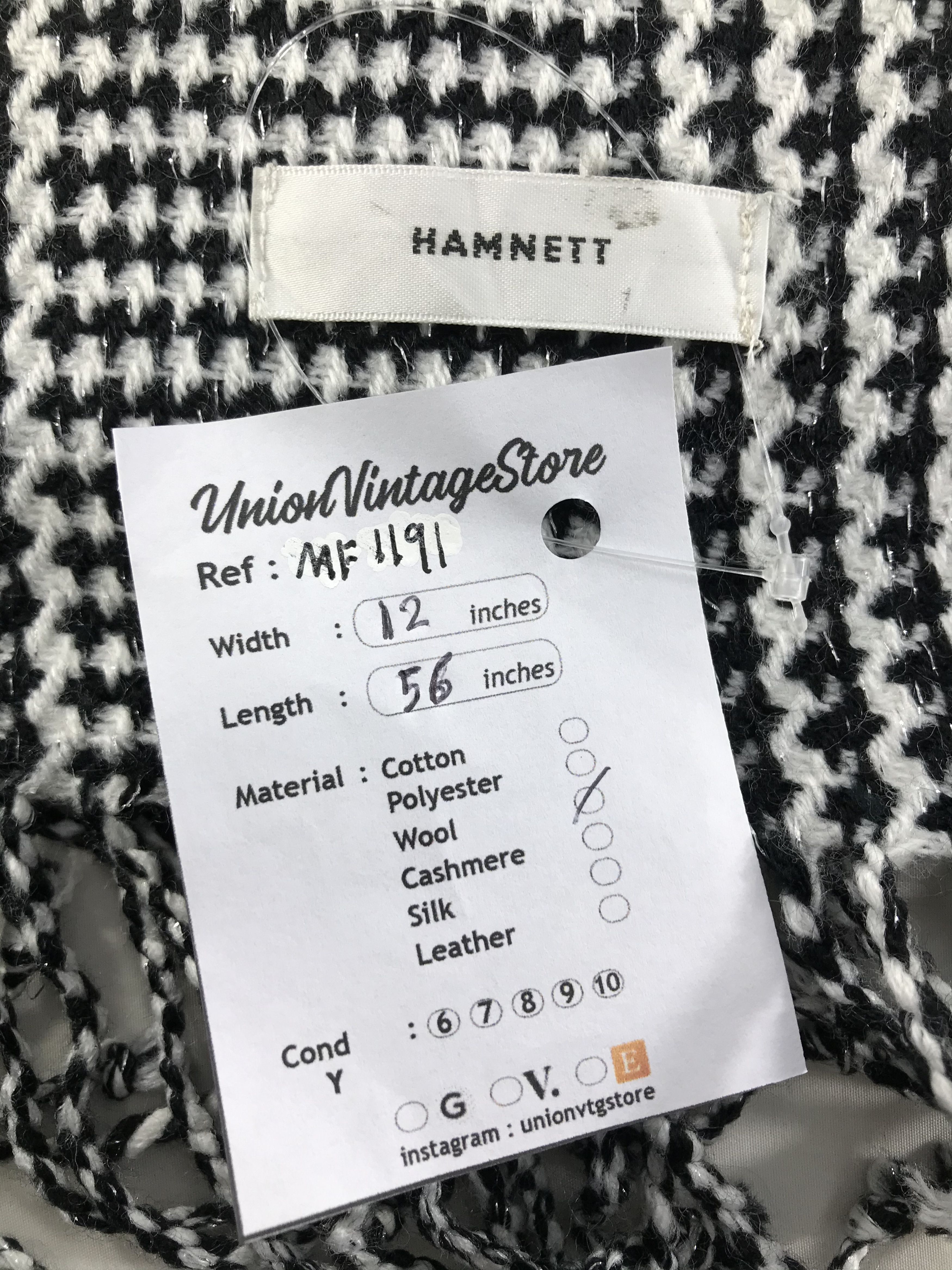 Katharine Hamnett London Vintage Katharine Hamnett Scarf/Muffler/Neckwear MF1191 Size ONE SIZE - 4 Thumbnail