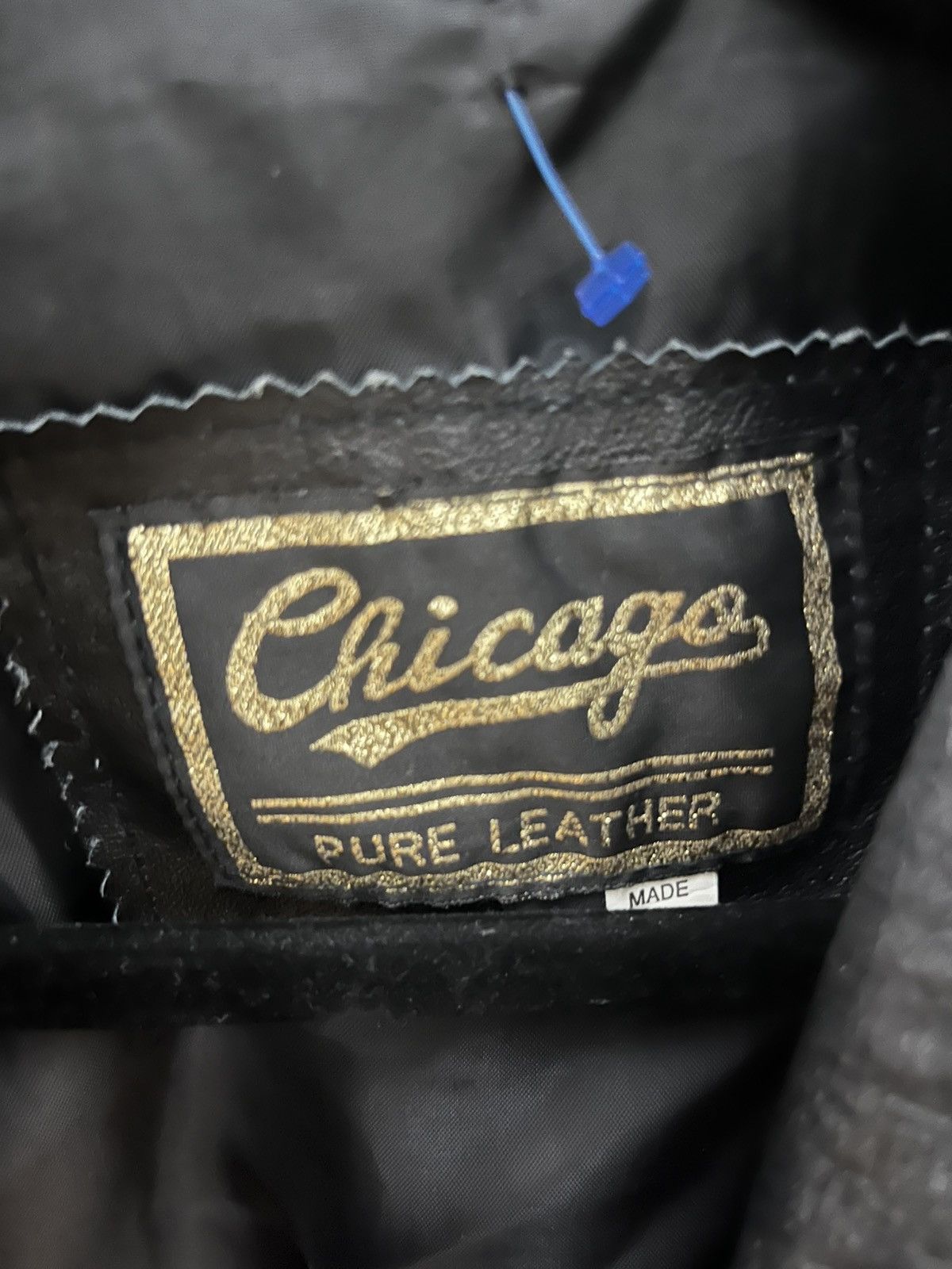 Vintage Vintage 90s Chicago Pure Leather Jacket Size US M / EU 48-50 / 2 - 3 Thumbnail