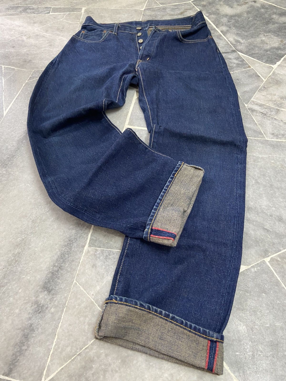 Blue Blue Japan × Jean Iron HR Market Blue Blue Japan Selvedge Jeans Size US 31 - 3 Thumbnail