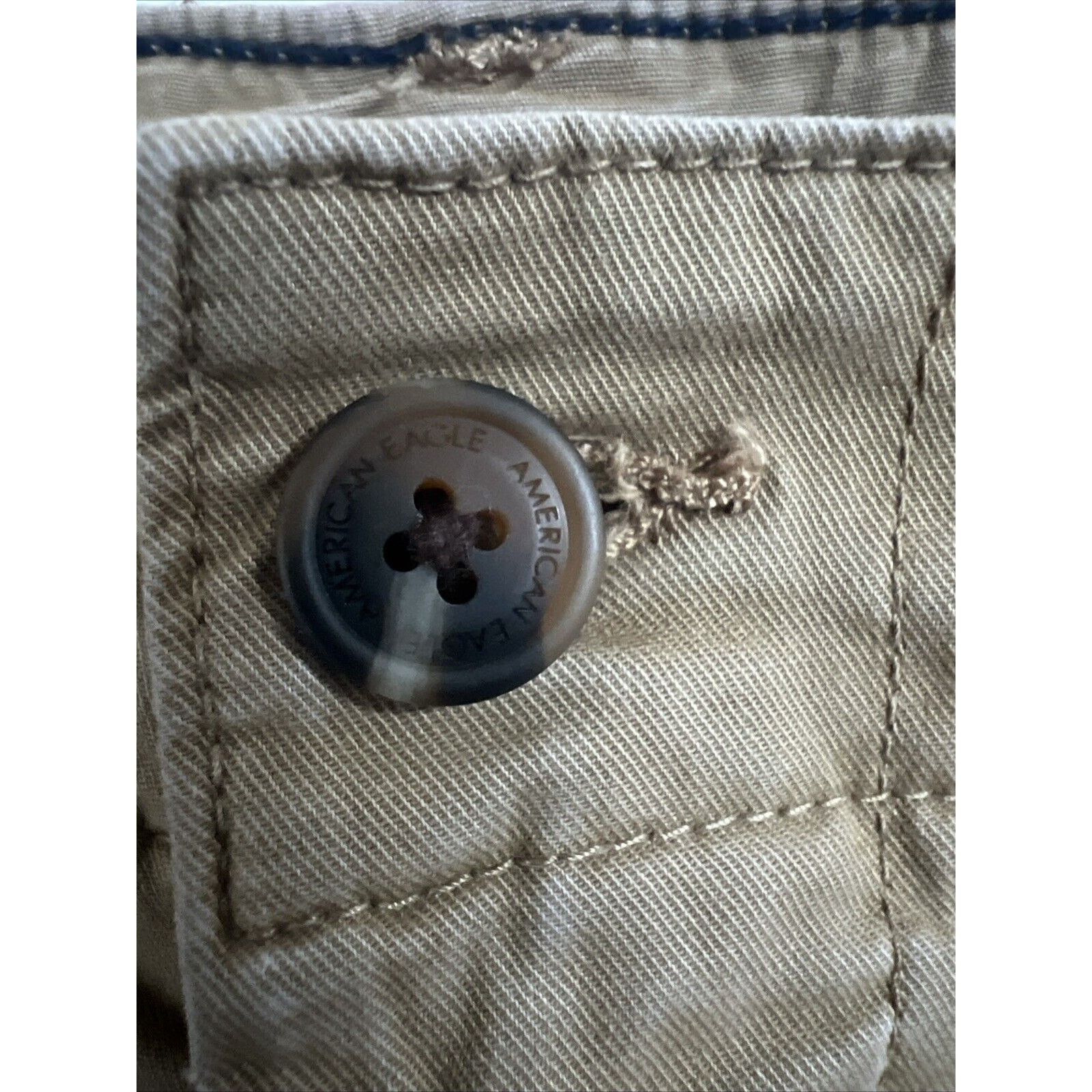 American Eagle Outfitters American Eagle Men's Size 30 Medium Wash Khaki Flex Fit Size US 30 / EU 46 - 2 Thumbnail