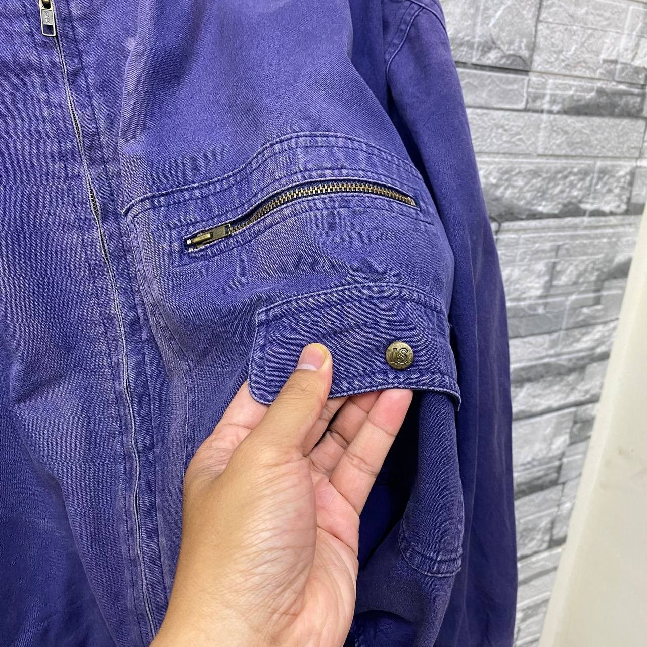 Issey Miyake WORN VINTAGE 80S ISSEY MIYAKE CARE INSTRUCTION FADED PURPLE Size US M / EU 48-50 / 2 - 16 Thumbnail