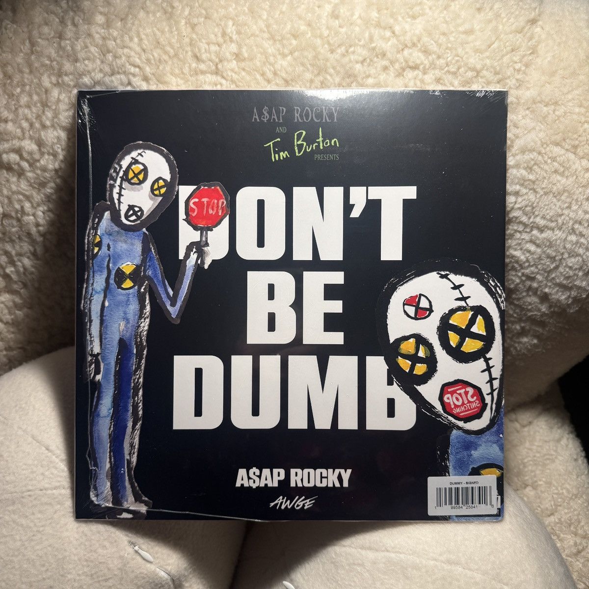 AWGE A$AP Rocky Don’t Be Dumb Dummy Signed Vinyl Size ONE SIZE - 1 Thumbnail