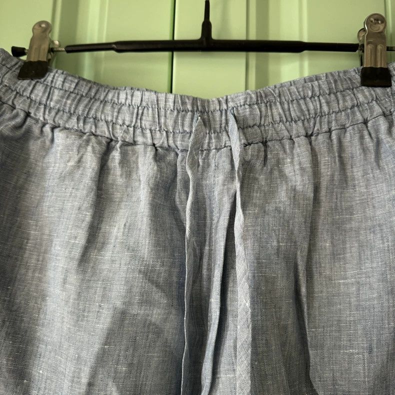 Loro Piana LORO PIANA Gray linen shorts Size 26" / US 2 / IT 38 - 7 Thumbnail