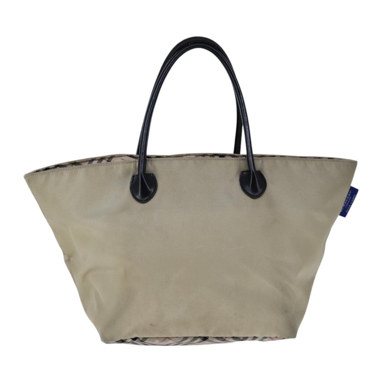 Burberry Nova Check Beige Synthetic Handbag (Pre-Owned) Size ONE SIZE - 1 Thumbnail