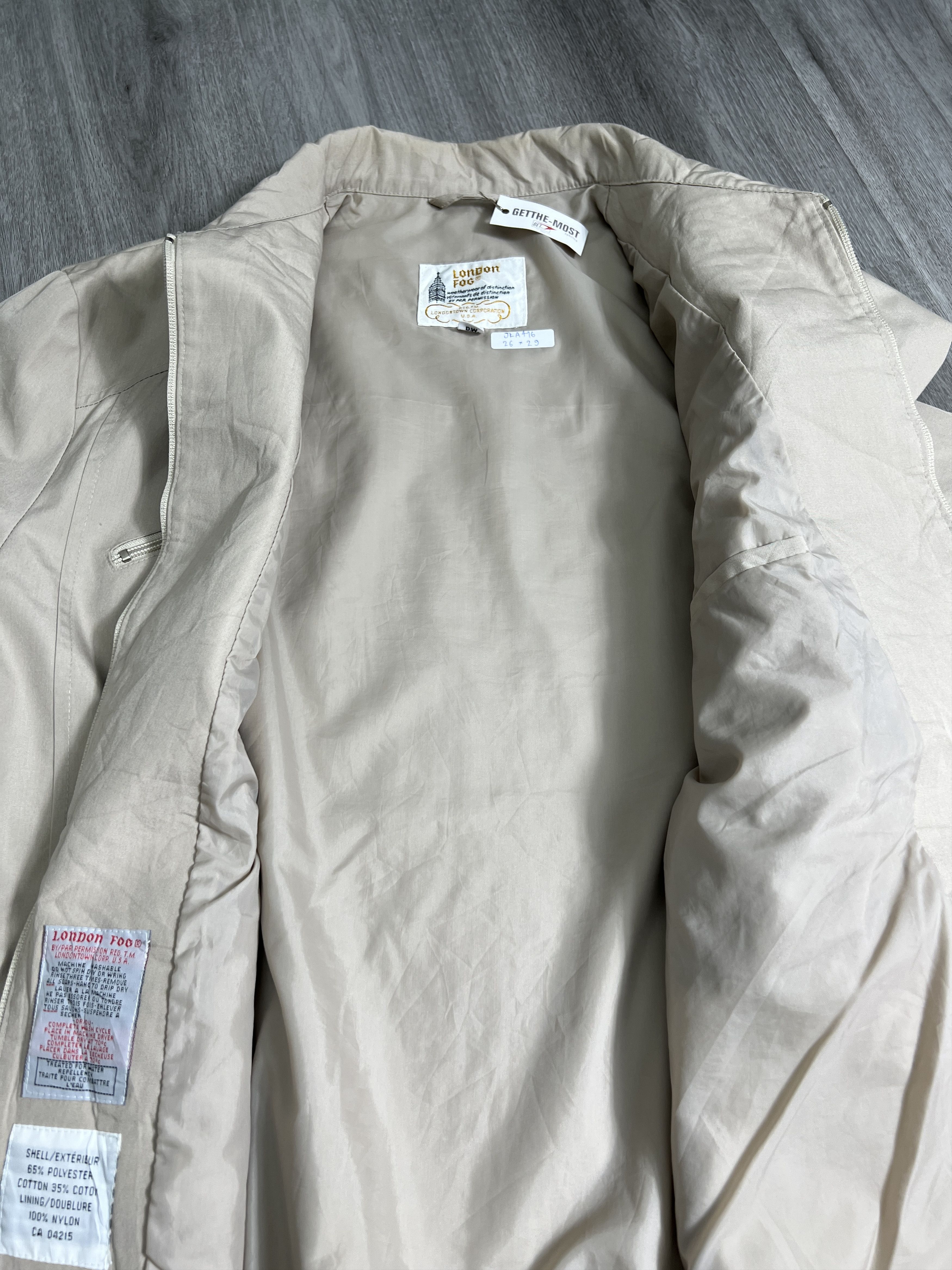 London Fog Vintage London Fog Full Zip Light Jacket (44) JKA416 Size US L / EU 52-54 / 3 - 5 Thumbnail