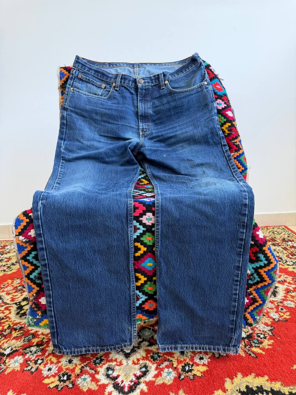 Hedi Slimane 2000s Hedi Slimane Style Washed Faded Denim Jeans Size US 32 / EU 48 - 6 Thumbnail