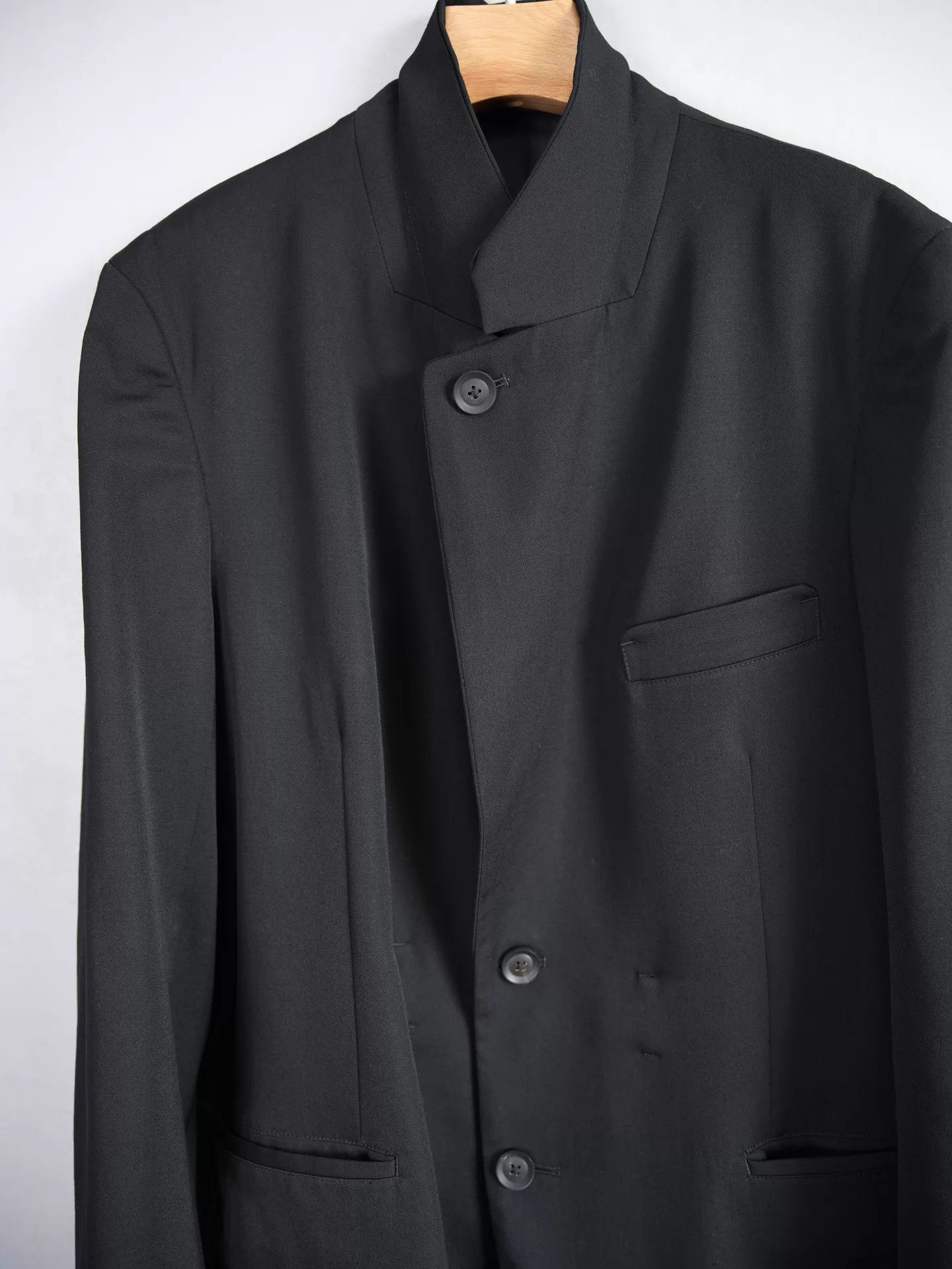 Yohji Yamamoto Yohji Yamamoto 19AW Mafia Tie-Waist Jacket Size US L / EU 52-54 / 3 - 7 Thumbnail