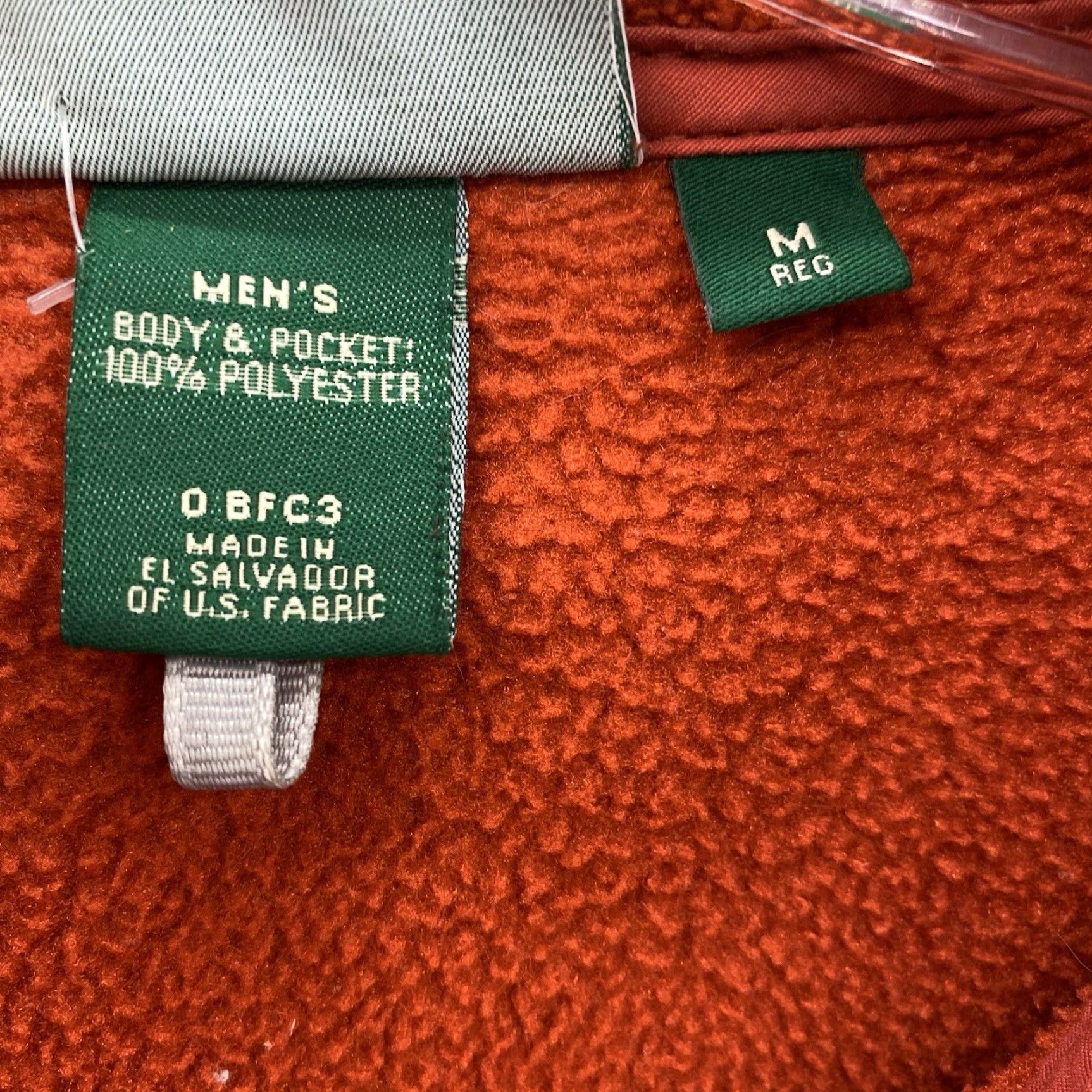 Vintage VINTAGE L.L.Bean Sweater Shirt Mens Medium Polartec 1/4 T Snap Pullover Fleece Boxy Y2K orange 90s Mens Size US M / EU 48-50 / 2 - 5 Thumbnail