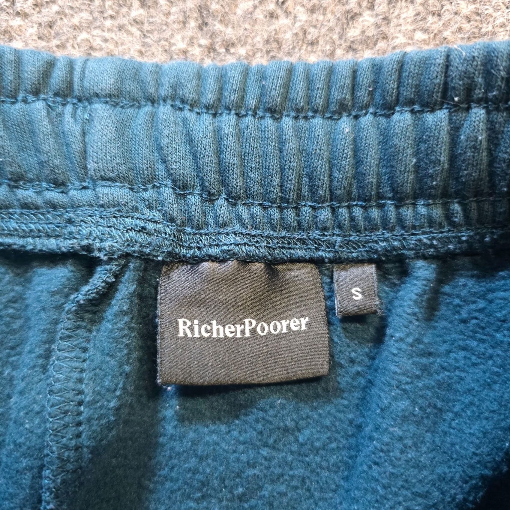 Richer Poorer Richer Poorer Pants Womens Size Small Green Jogger Cropped Pockets Lounge Casual Size 28" / US 6 / IT 42 - 4 Thumbnail