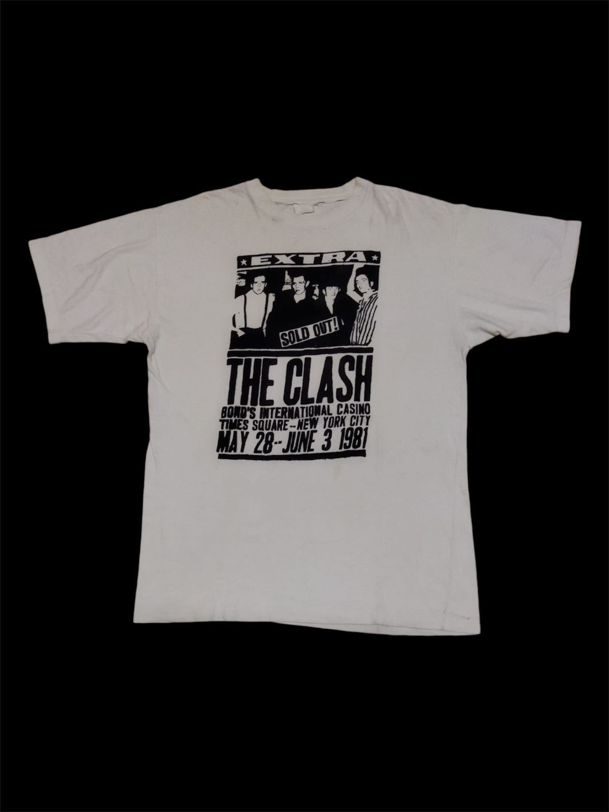 Band Tees × Vintage Vintage 80s The Clash Tour Band Tee Size US L / EU 52-54 / 3 - 1 Thumbnail