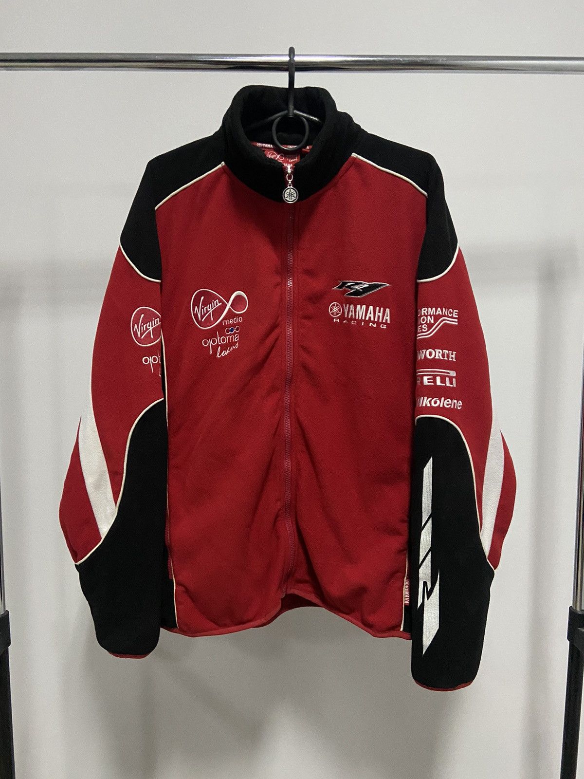 Vintage × Yamaha Yamaha big logo racing fleece jacket sweatshirt zip Size US S / EU 44-46 / 1 - 1 Thumbnail