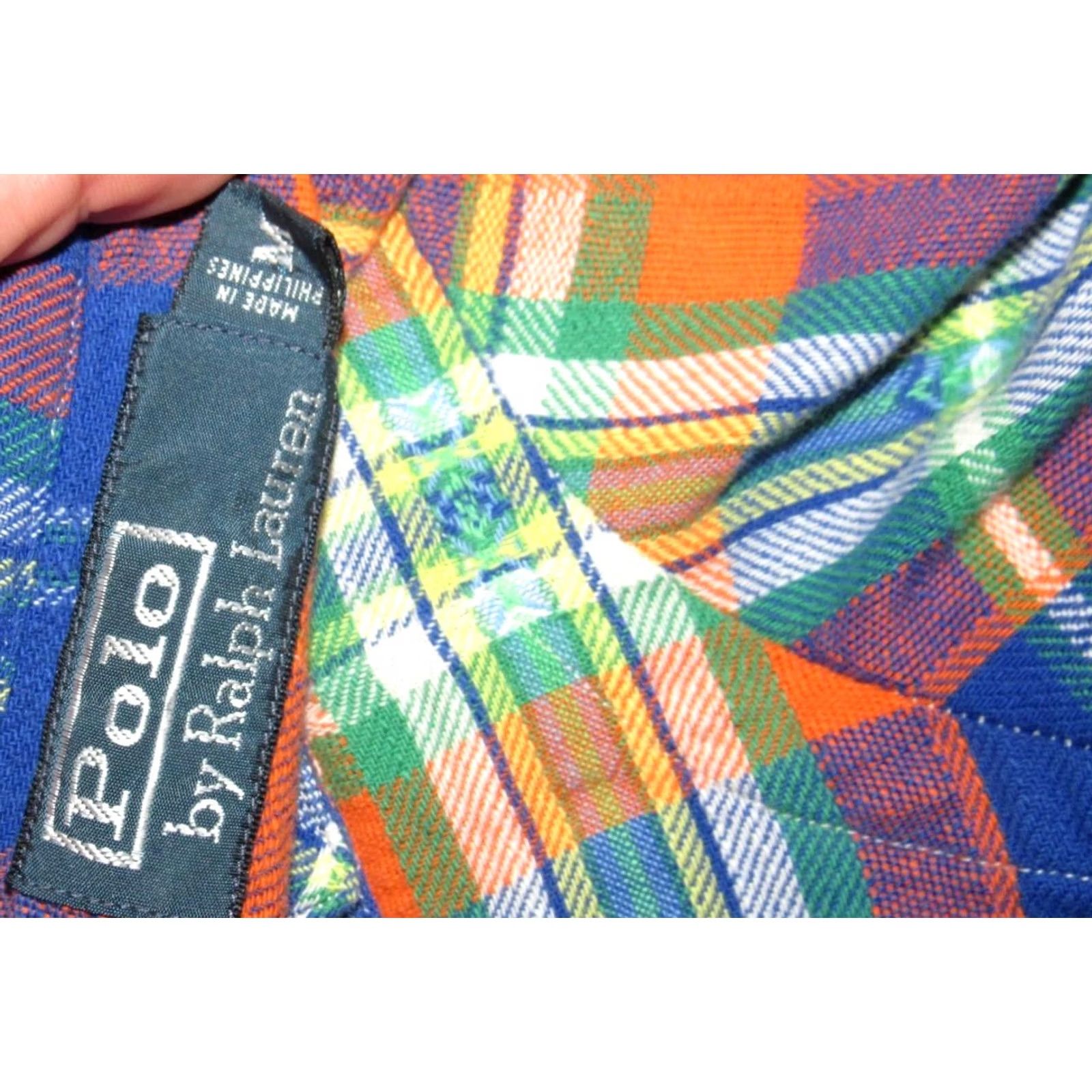 Ralph Lauren Vtg Polo RALPH LAUREN Ikat Long Sleeve Pearl Snap Shirt Medium Size US M / EU 48-50 / 2 - 4 Thumbnail