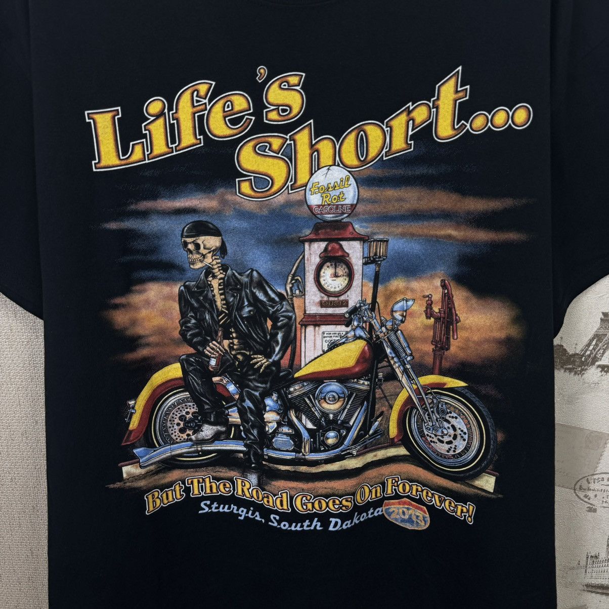 Harley Davidson × Vintage Vintage Sturgis Motorcycle Rally South Dakota XL Black Size US XL / EU 56 / 4 - 9 Thumbnail