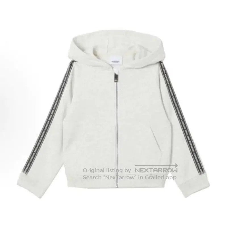Burberry Light Gray Cotton Men's Jacket.