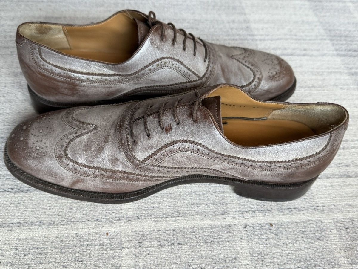 Salvatore Ferragamo Ferragamo brogues brown/silver 11 EE Size US 11 / EU 44 - 6 Thumbnail