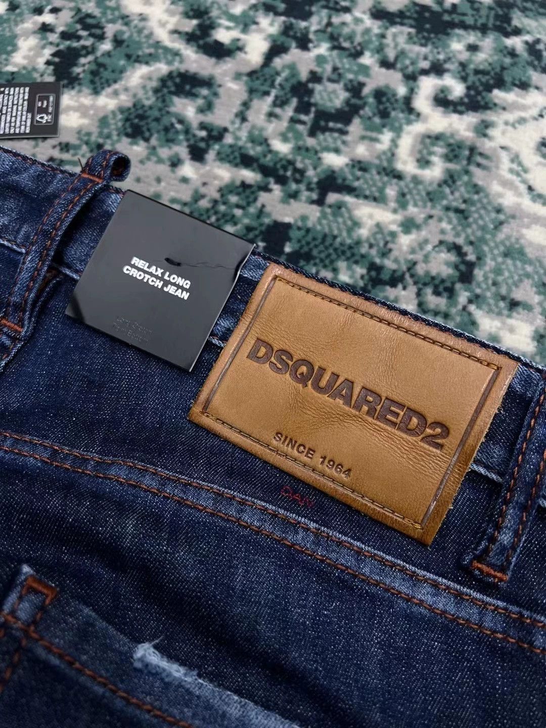 Dsquared2 Dsquared2 2022FW Splatter Patched Relax Long Crotch Jeans Size US 28 / EU 44 - 7 Thumbnail