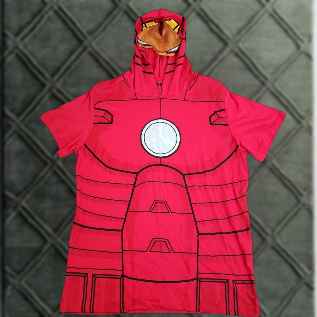 Vintage Marvel Avengers Mens Hoodie With Face Mask Built In Hood XL Size US XL / EU 56 / 4 - 1 Thumbnail