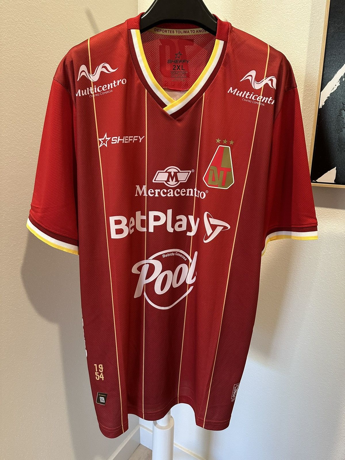Other 2024-25 Deportes Tolima Yeison Guzmán Soccer Jersey Size US XL / EU 56 / 4 - 2 Thumbnail