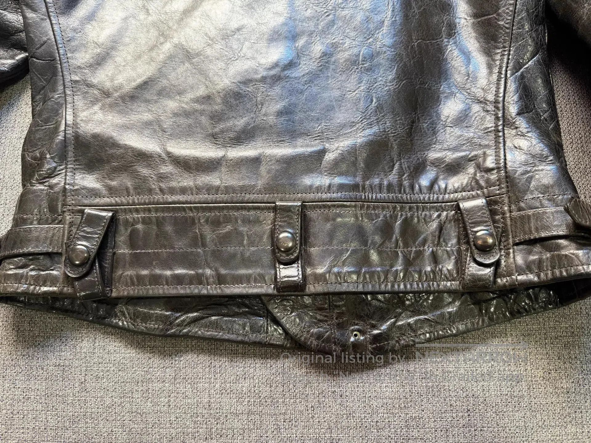 Rainbow Country Brown Leather Jacket - Size XXS. Size US XXS / EU 40 - 7 Thumbnail