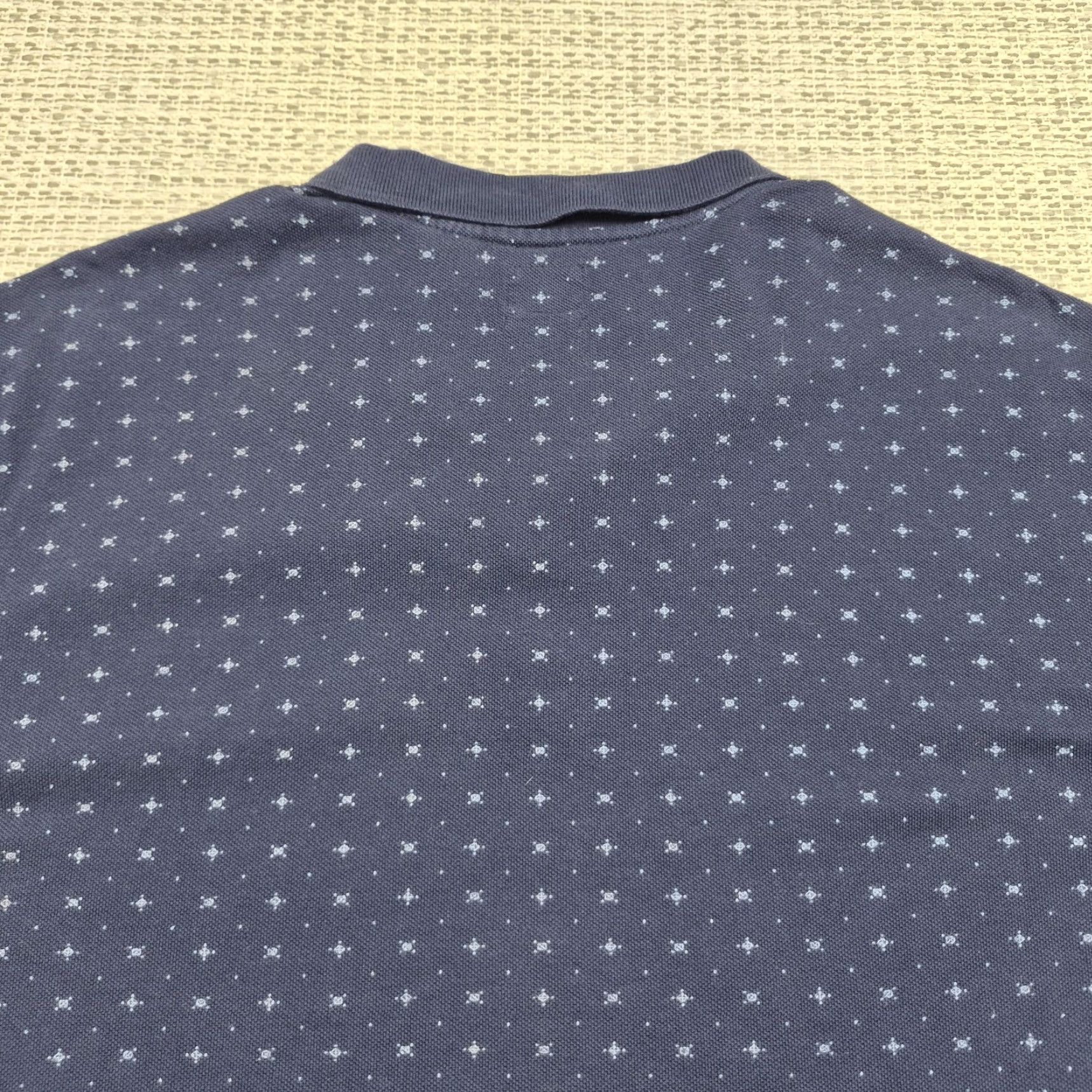 Levi's Levi's Polo Shirt Mens 2XL Blue Geometric Print Pique Knit Short Sleeve Casual Shirt Size US XXL / EU 58 / 5 - 7 Thumbnail