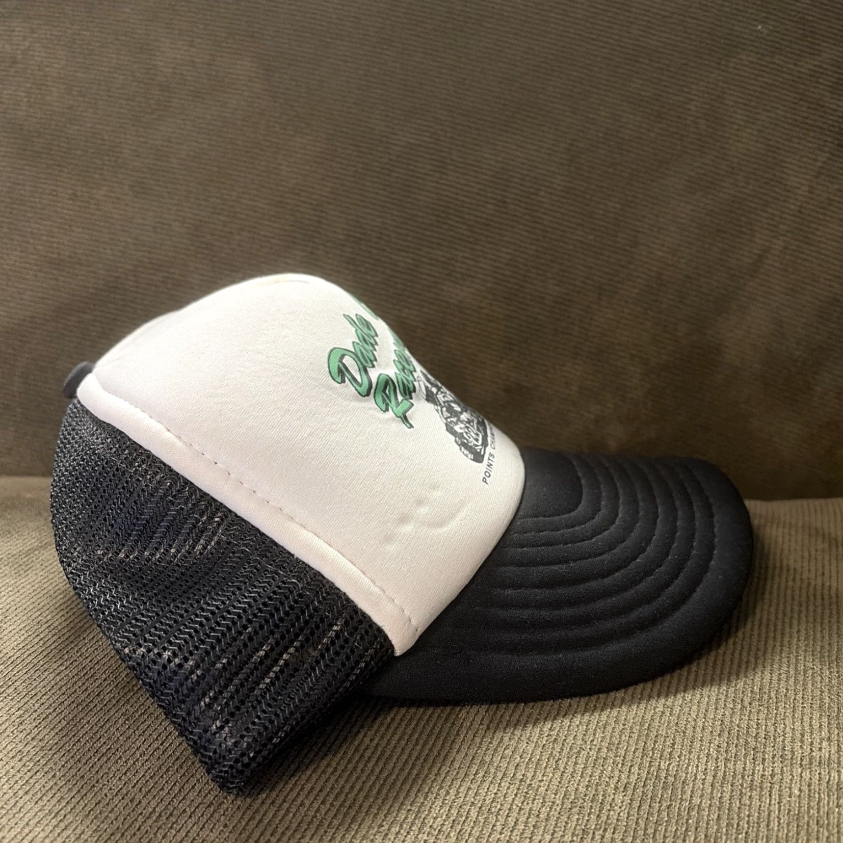 Vintage VINTAGE 1990 DADE CITY FLORIDA RACEWAY CHAMPIONSHIP SERIES Trucker Snapback Hat Size ONE SIZE - 3 Thumbnail