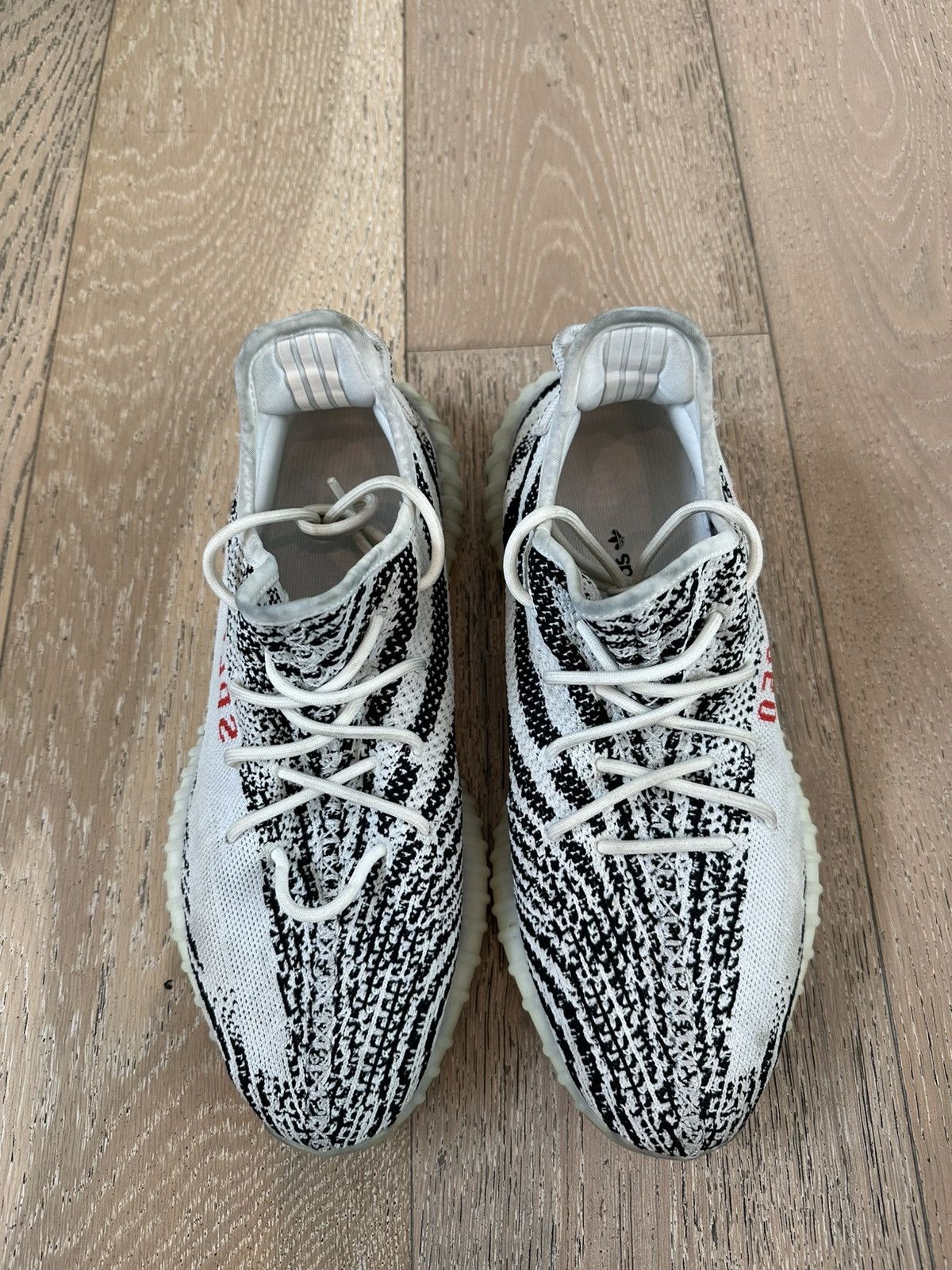 Yeezy adidas Yeezy Boost 350 V2 Zebra Size US 12 / EU 45 - 2 Thumbnail