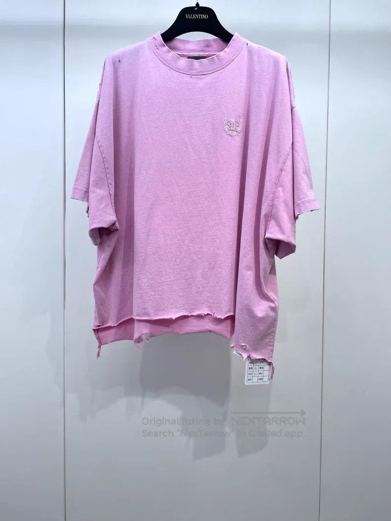 Balenciaga Balenciaga Letter hole T-shirt Size US M / EU 48-50 / 2 - 1 Thumbnail