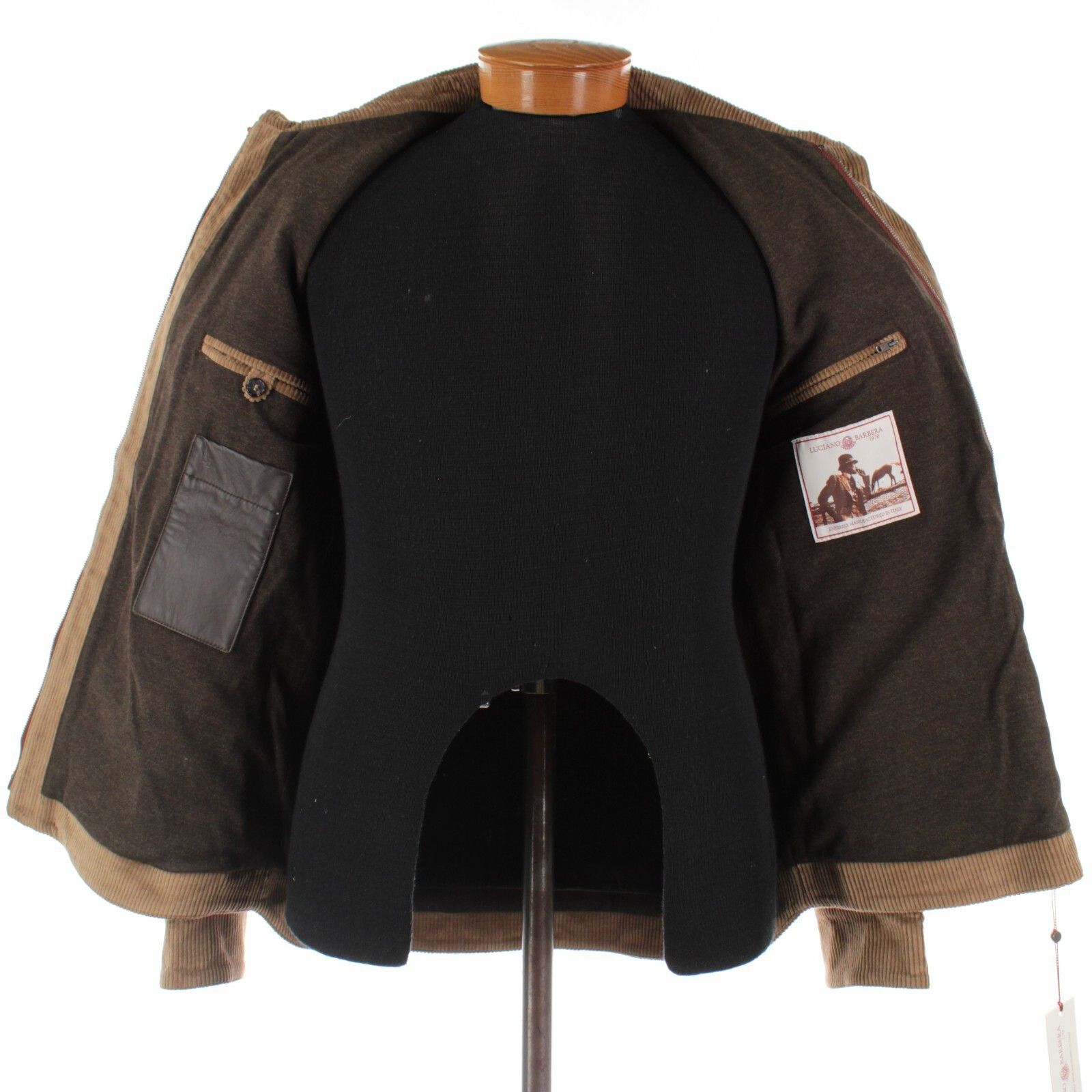 Luciano Barbera Luciano Barbera Jacket Size M US In Brown Cotton Size US M / EU 48-50 / 2 - 7 Thumbnail
