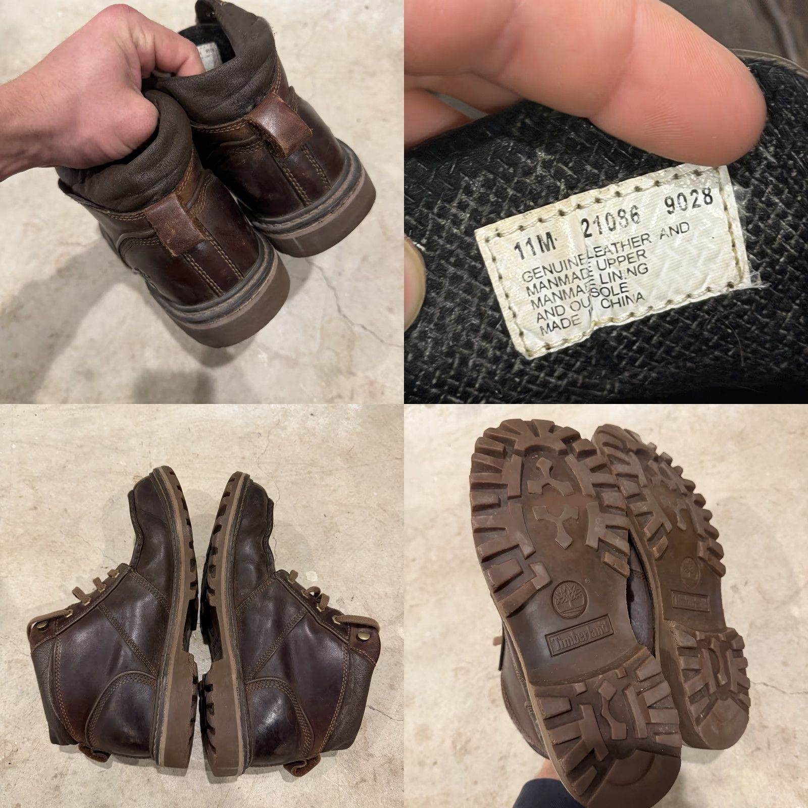 Timberland Timberland Boots Chukka Lace Up Moc Toe Leather Brown 21086 Size 11 M Mens Boots Size US 11 / EU 44 - 8 Thumbnail