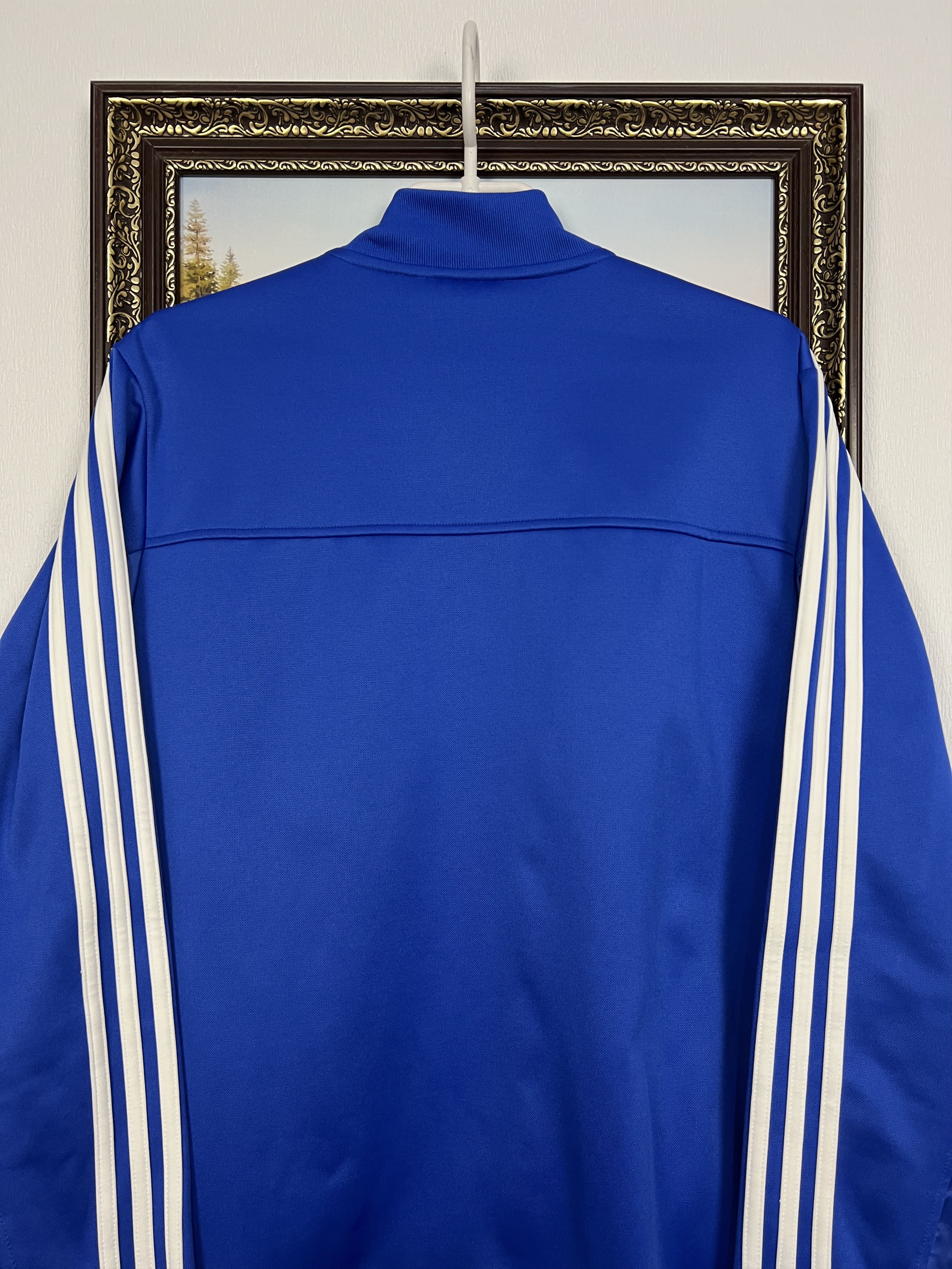 Adidas Adidas Chelsea Blue Football Jacket Zip Track Top Mens Rare Size US M / EU 48-50 / 2 - 16 Thumbnail