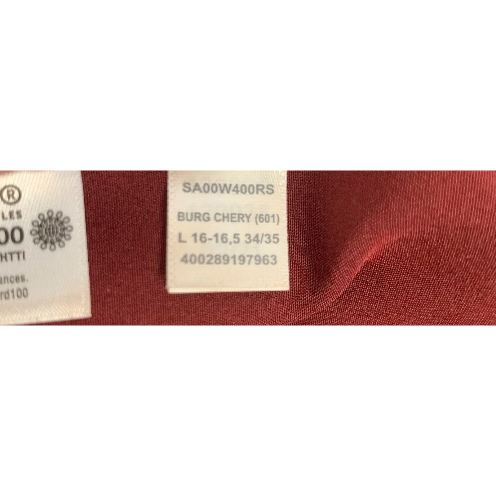 Apt. 9 Apt 9 Button Up Shirt Mens Large Premier Flex Perf Slim Red Size US L / EU 52-54 / 3 - 8 Thumbnail