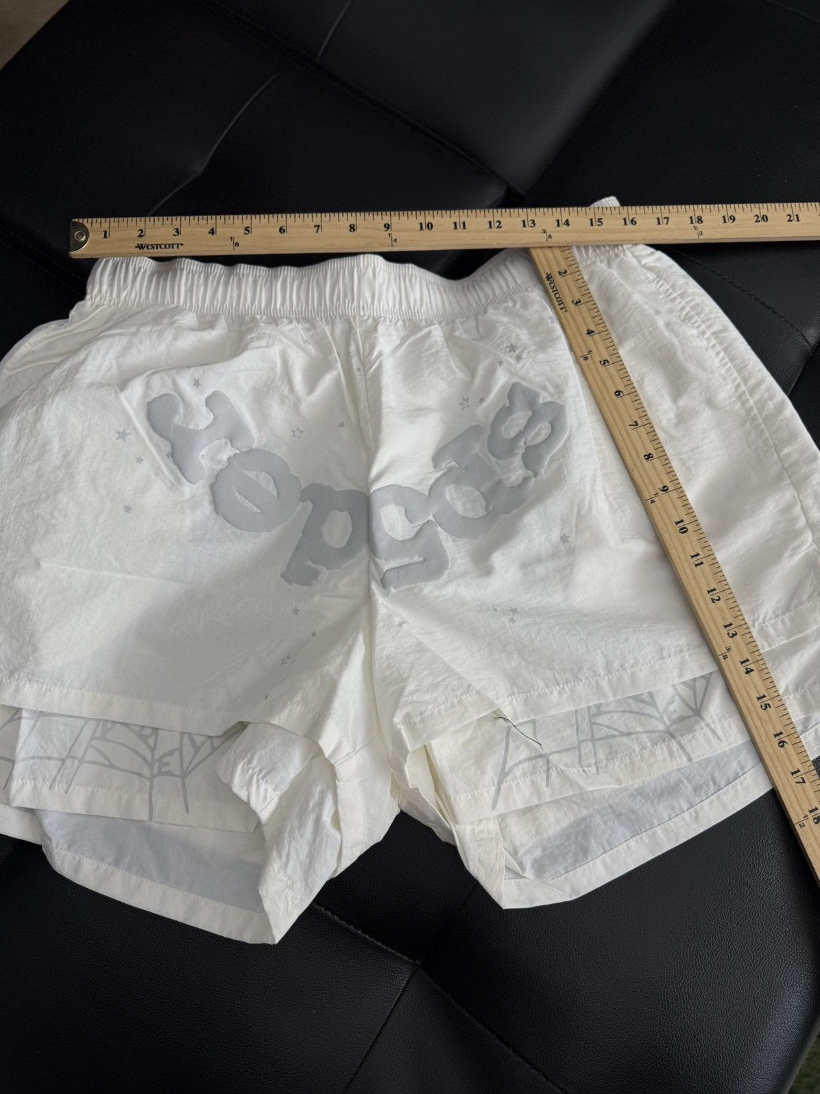 Sp5der Sp5der White Web Shorts Size (XL) Brand New Size US 36 / EU 52 - 7 Thumbnail