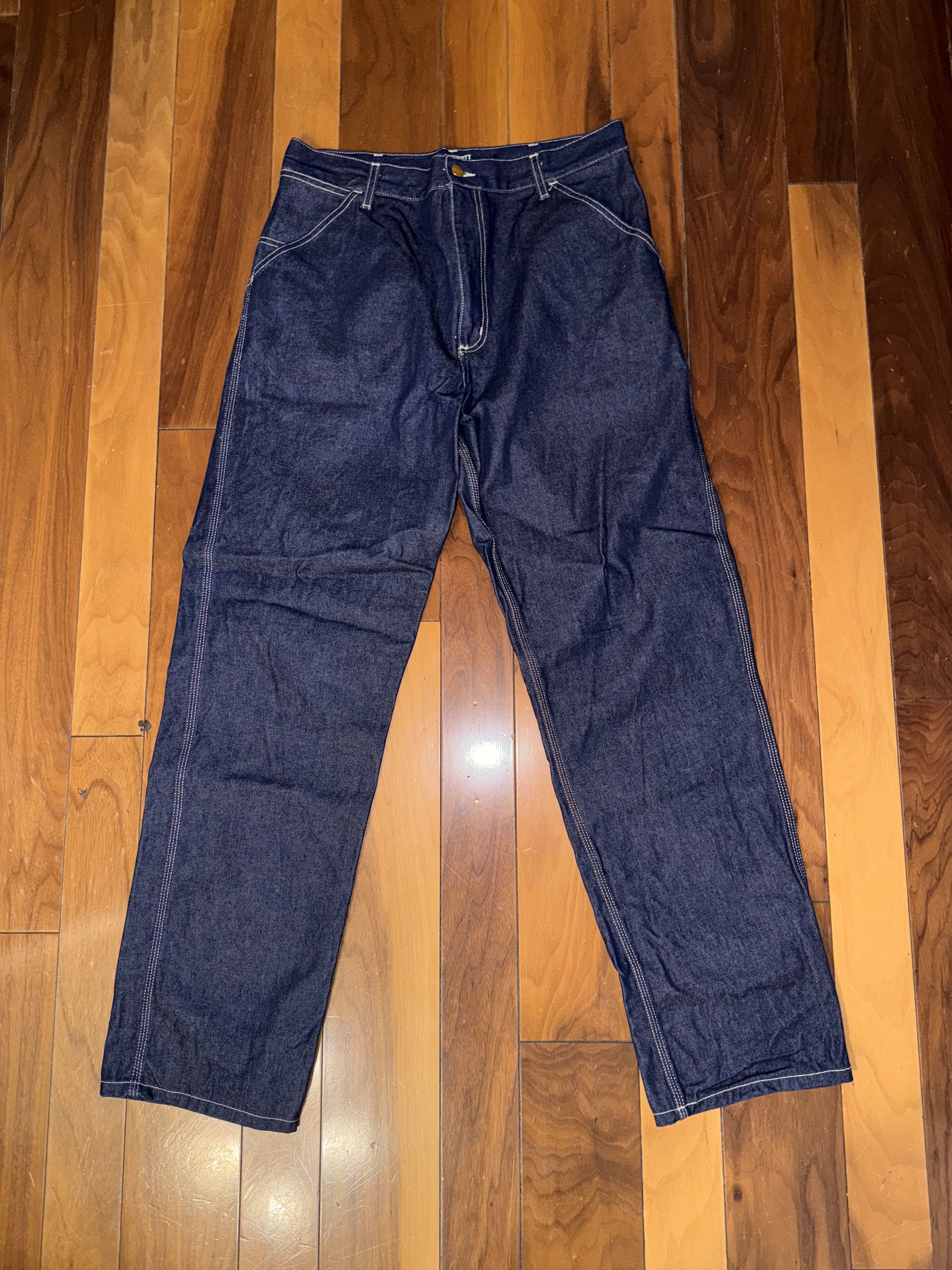 image of Carhartt Wip Denim Relaxed Fit Jeans, Men's (Size 33)