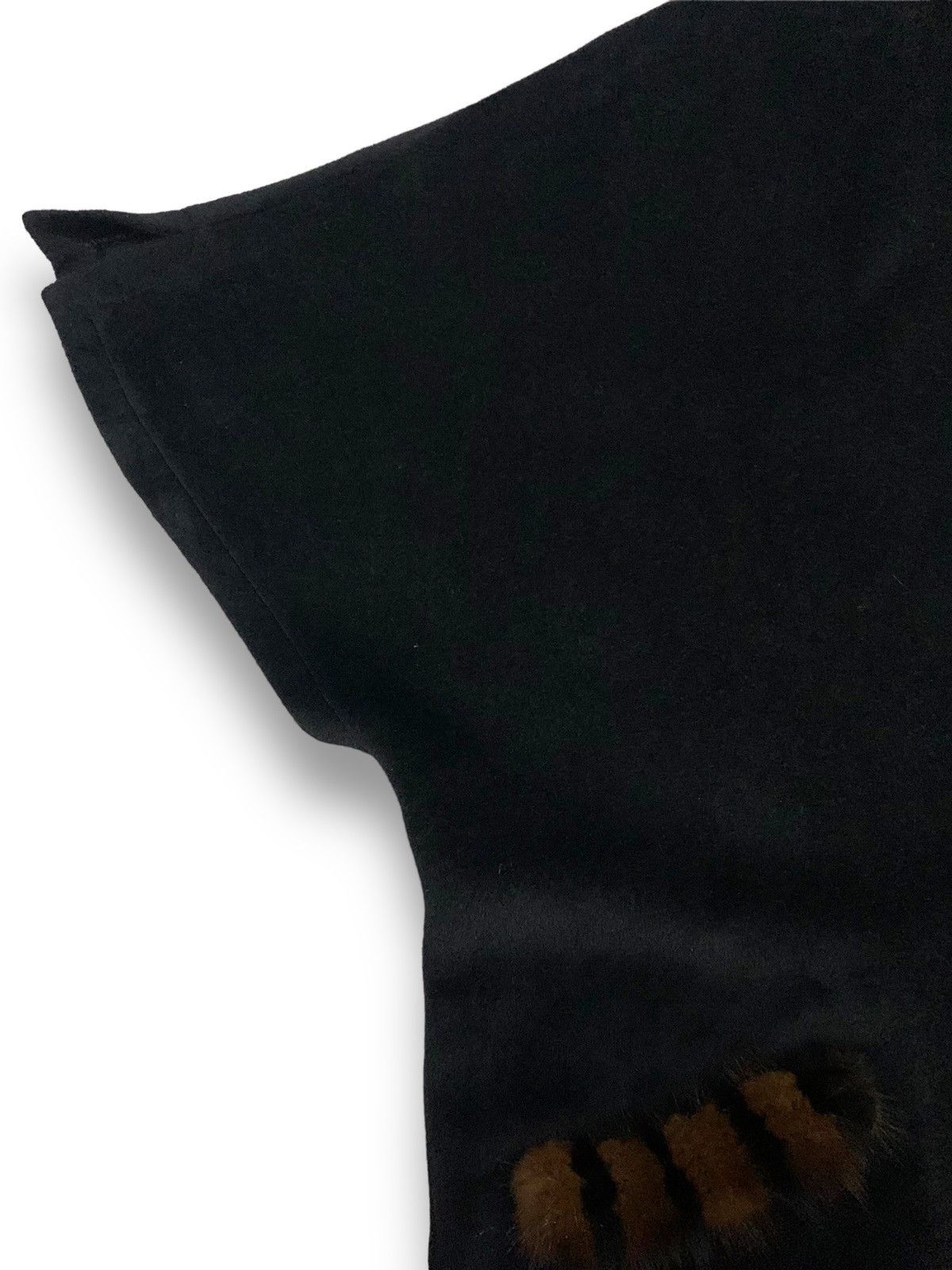 Japanese Brand Vintage Japanese Brand Mink Fur Wool Oversized Jacket Size L / US 10 / IT 46 - 10 Thumbnail