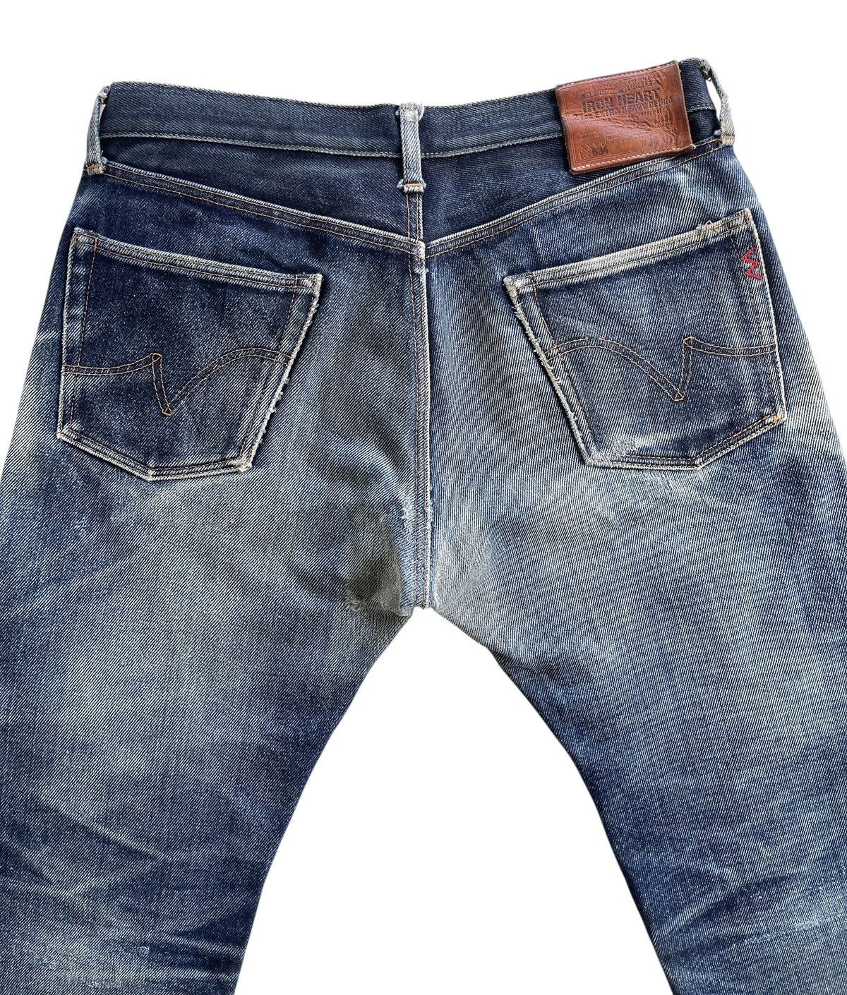 Iron Heart Iron Heart Lot 634 21oz Extra Heavy Denim Distressed Size US 34 / EU 50 - 5 Thumbnail