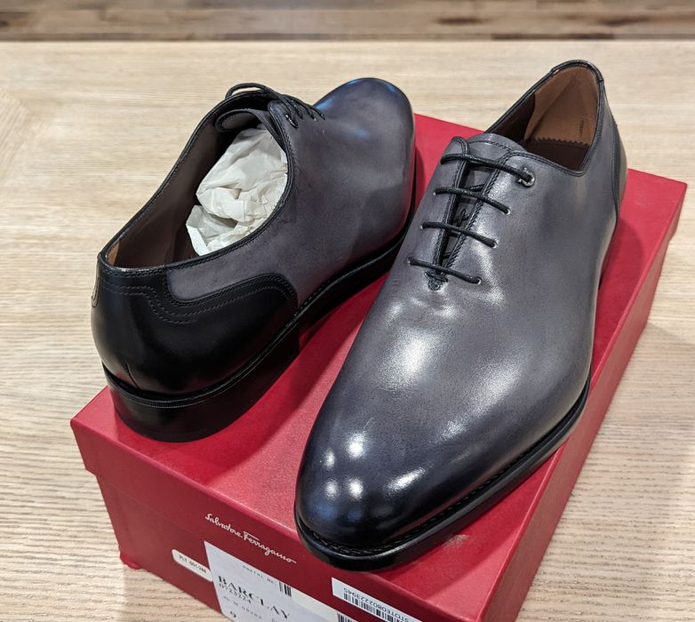 Salvatore Ferragamo Salvatore Ferragamo Wholecut Leather Oxfords