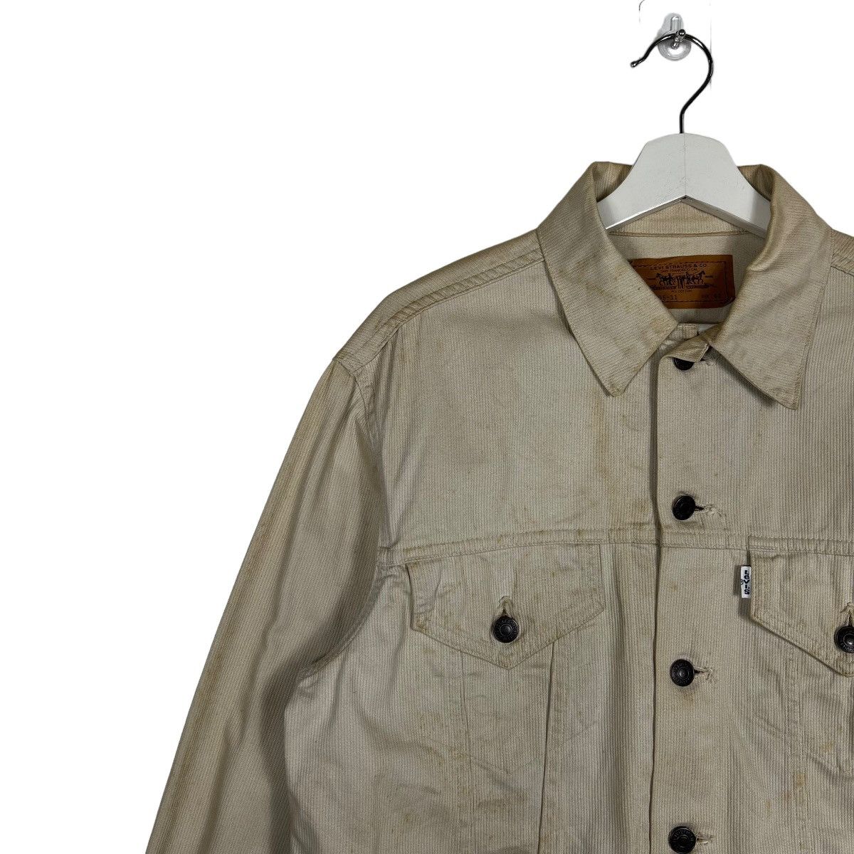 Levi's × Vintage 🔥 90s VINTAGE LEVIS TRUCKER JACKET Size US L / EU 52-54 / 3 - 7 Thumbnail
