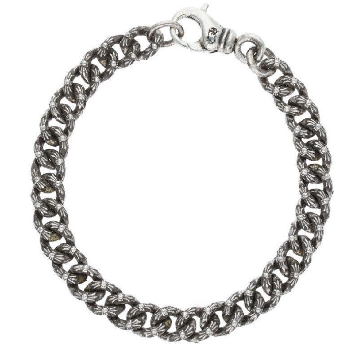 Chrome Hearts Chrome Hearts Extra Fancy Mini Silver Bracelet Size ONE SIZE - 1 Thumbnail